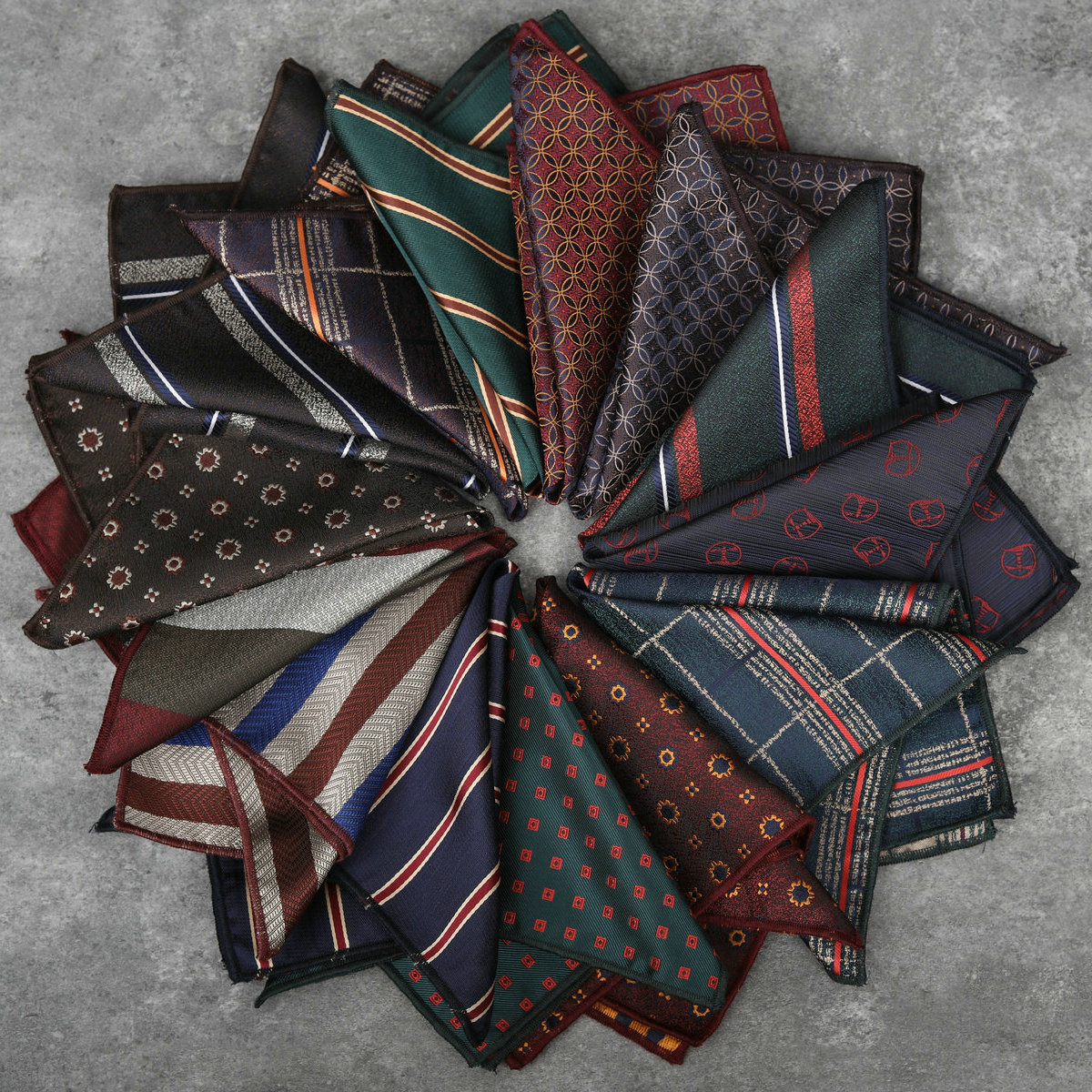 Men'S Used Formal Wear - Men's Fashion New Striped Pocket Square