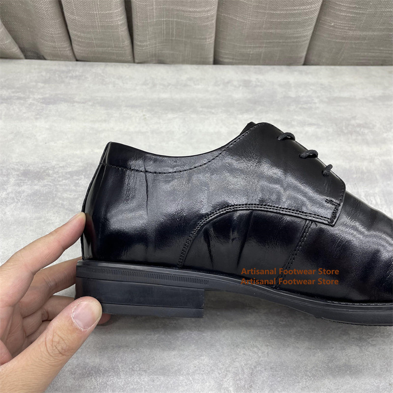 Men's Black Leather Oxford Sho - Men'S Formal Office Wear Shoes recensione e prezzo