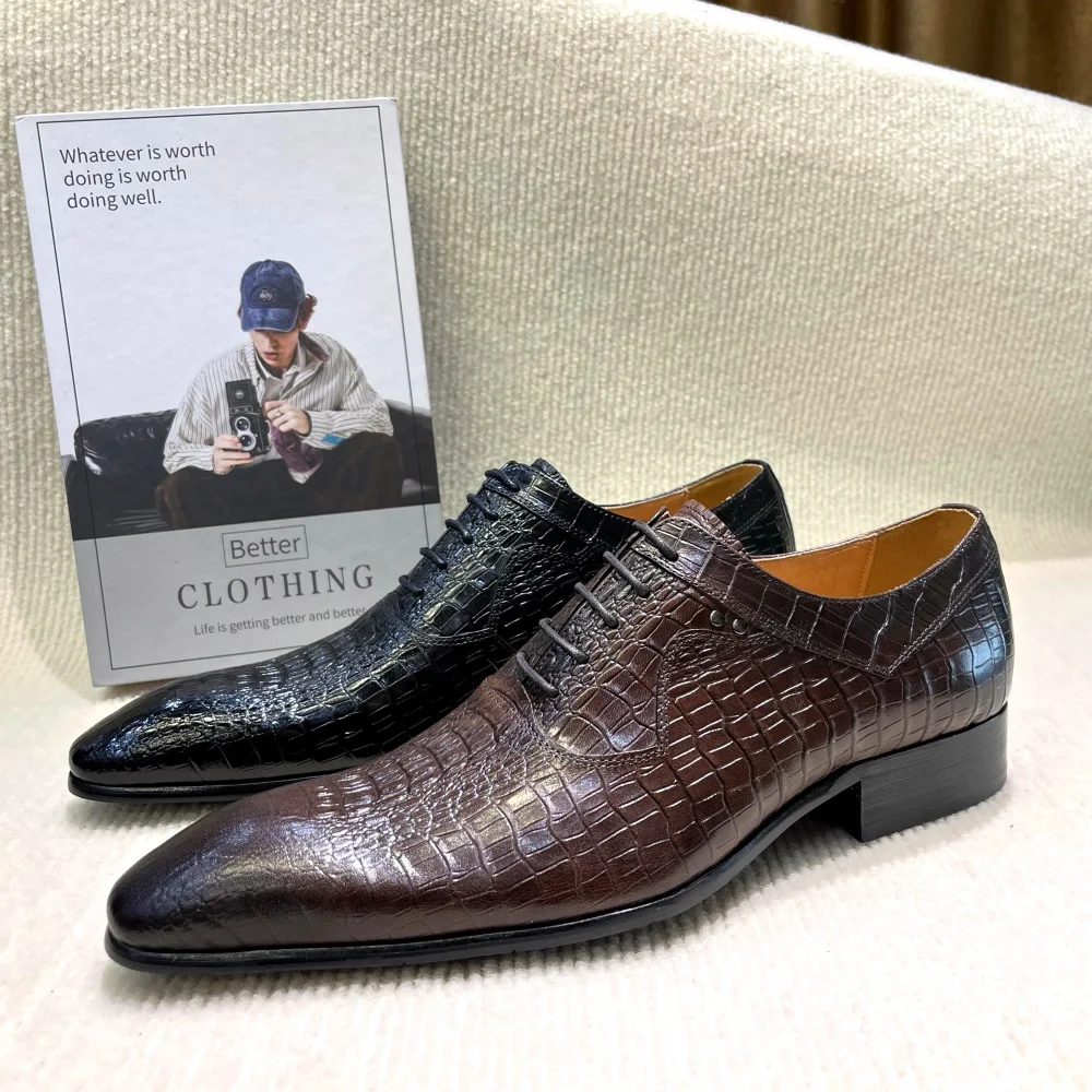Italian Luxury Men's Pointed T - Men'S Formal Office Wear Shoes recensione e prezzo