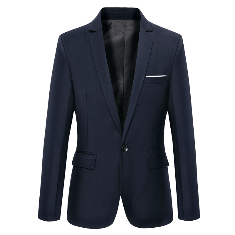 Suit Coat Men Solid Color Slim - Men'S Formal Wear For Marriage recensione e prezzo