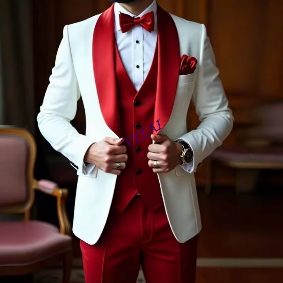 CustomizedNew White And Red Me - Men'S Used Formal Wear recensione e prezzo