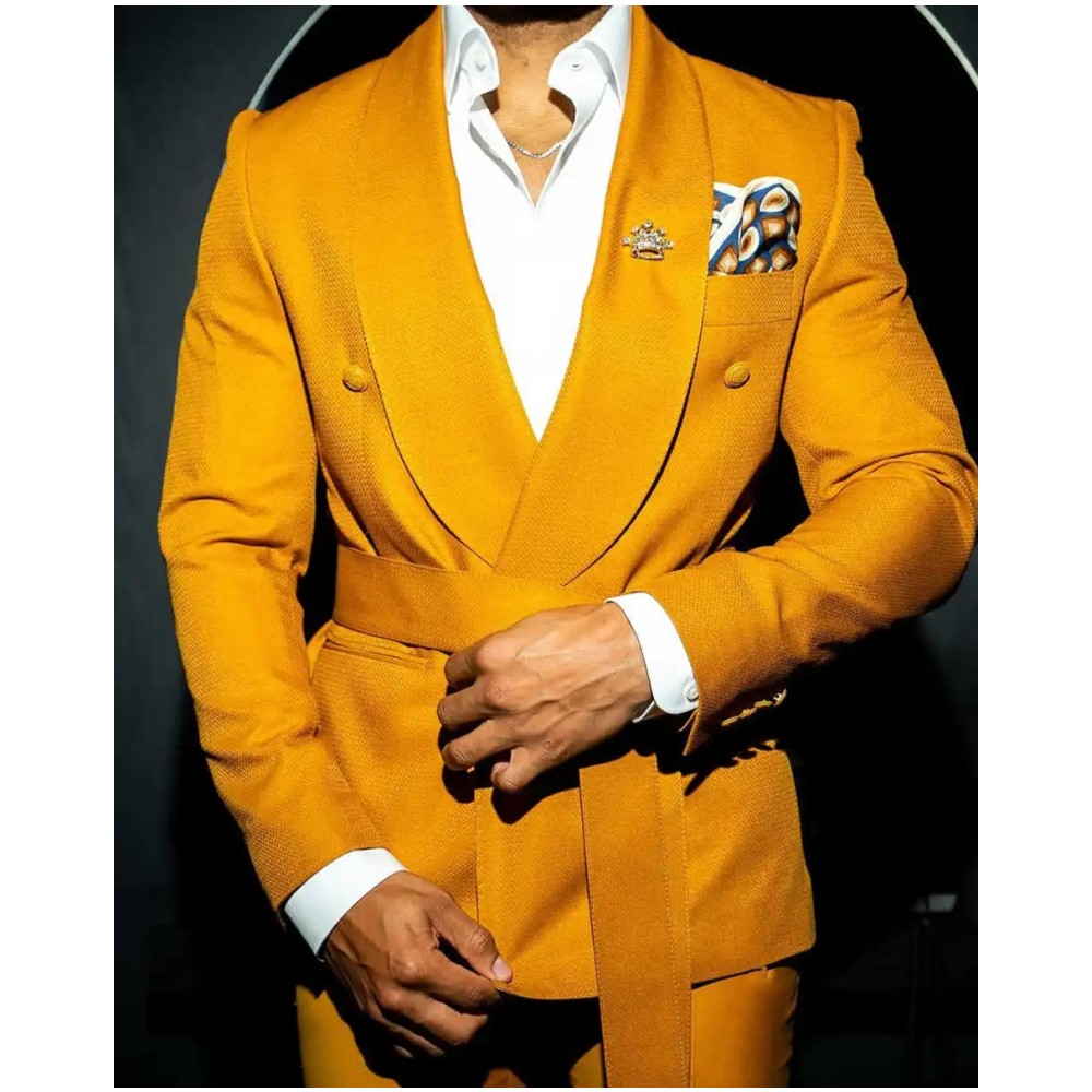 Modern Men Suits With Belt Sha - Men'S Formal Evening Wear recensione e prezzo