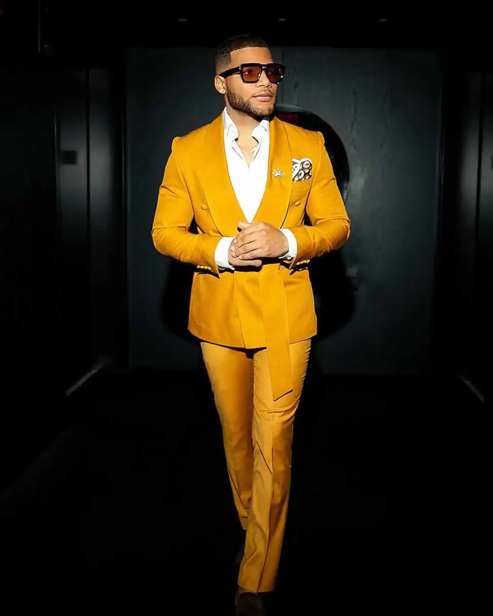Modern Men Suits With Belt Sha - Men'S Formal Evening Wear recensione e prezzo