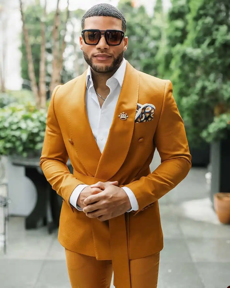 Modern Men Suits With Belt Sha - Men'S Formal Evening Wear recensione e prezzo