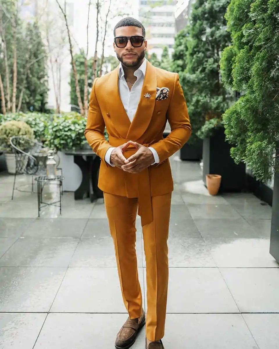 Modern Men Suits With Belt Sha - Men'S Formal Evening Wear recensione e prezzo