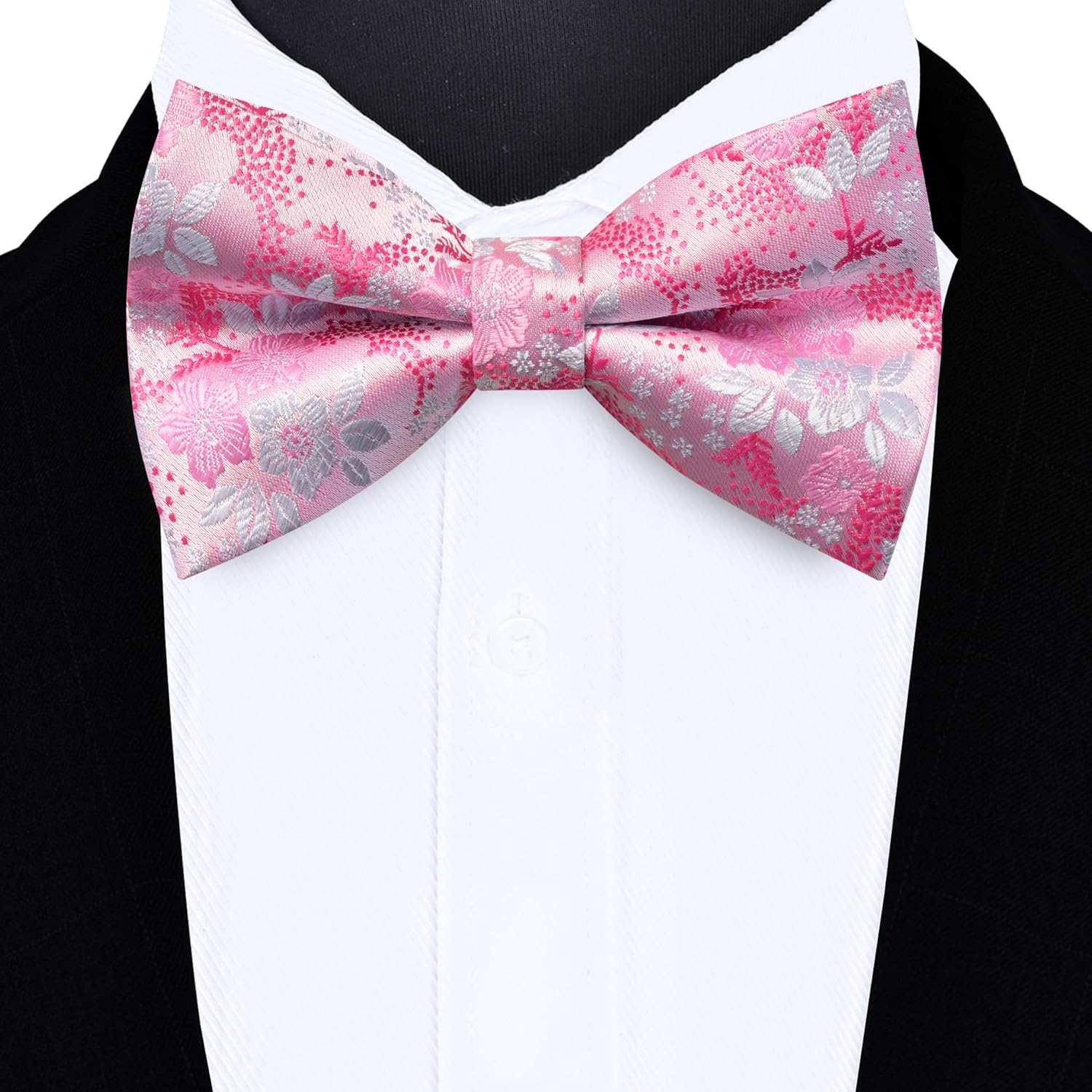 Floral Bow Tie & Handkerchief  - Pocket Square Set recensione e prezzo
