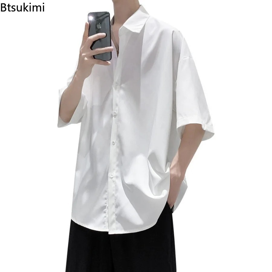 New Men's Korean Oversize Shir - Korean Men Formal Wear recensione e prezzo