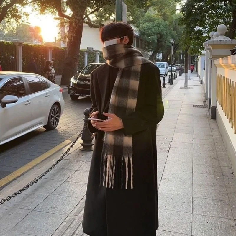 Korean Inspired Men's Wool Ove - Korean Men Formal Wear recensione e prezzo