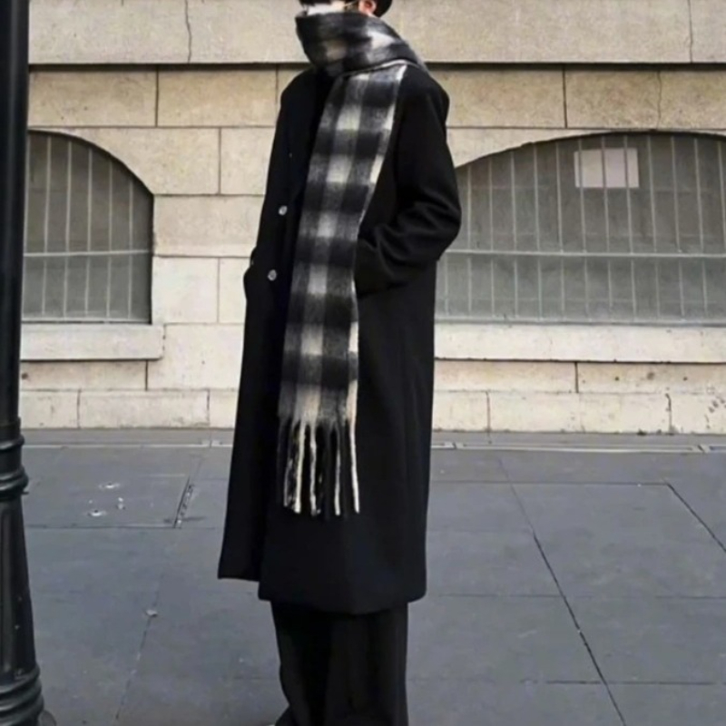 Korean Inspired Men's Wool Ove - Korean Men Formal Wear recensione e prezzo