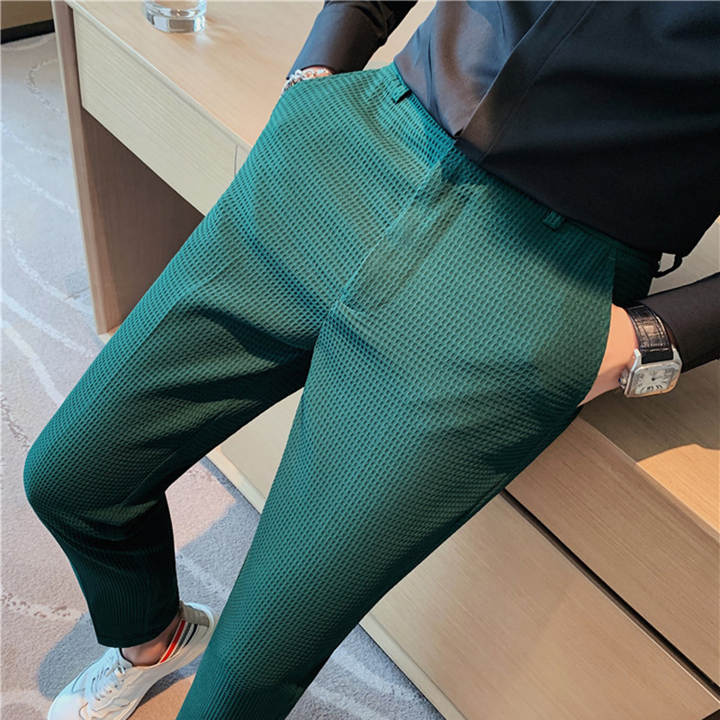 2024 Autumn New Waffle Stretch - Men'S Used Formal Wear recensione e prezzo