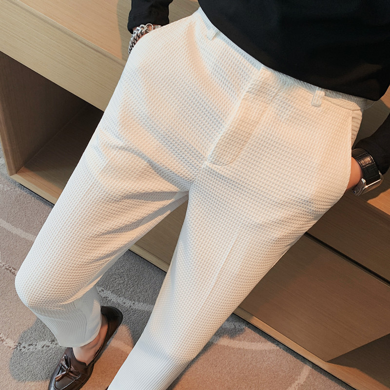 2024 Autumn New Waffle Stretch - Men'S Used Formal Wear recensione e prezzo