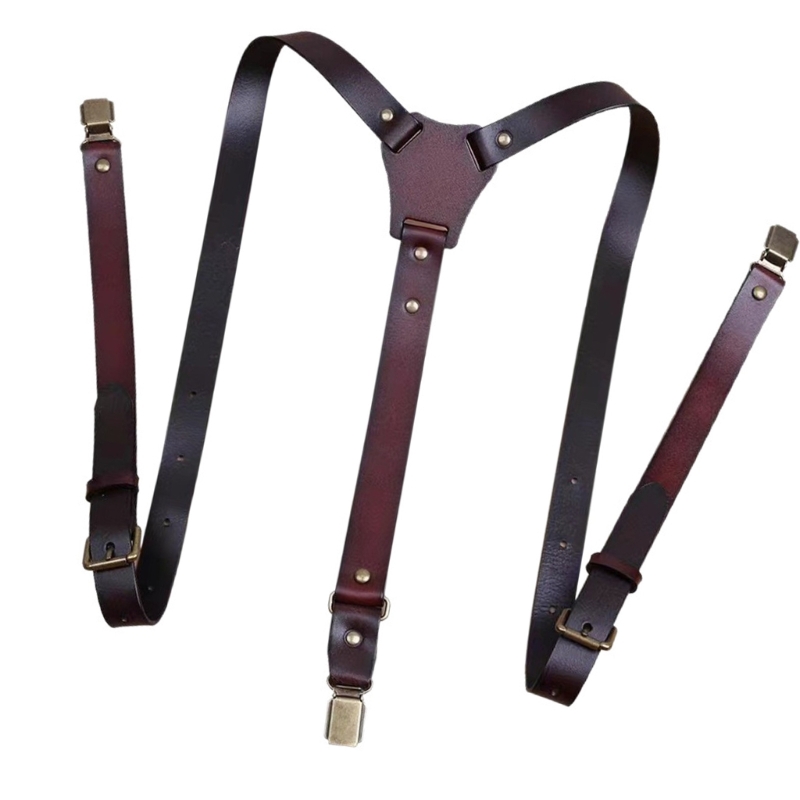  Classical PU Leather Suspende - Men'S Formal Wear With Suspenders recensione e prezzo