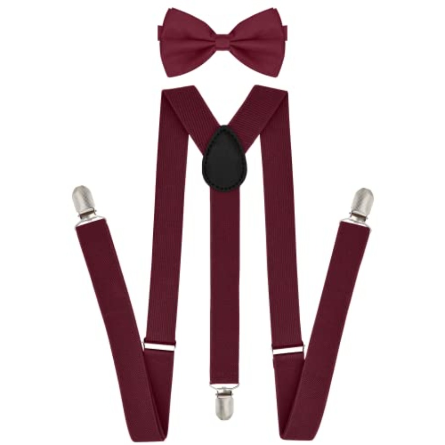 Men’s Suspenders and Bow Tie S - Men'S Formal Wear With Suspenders recensione e prezzo