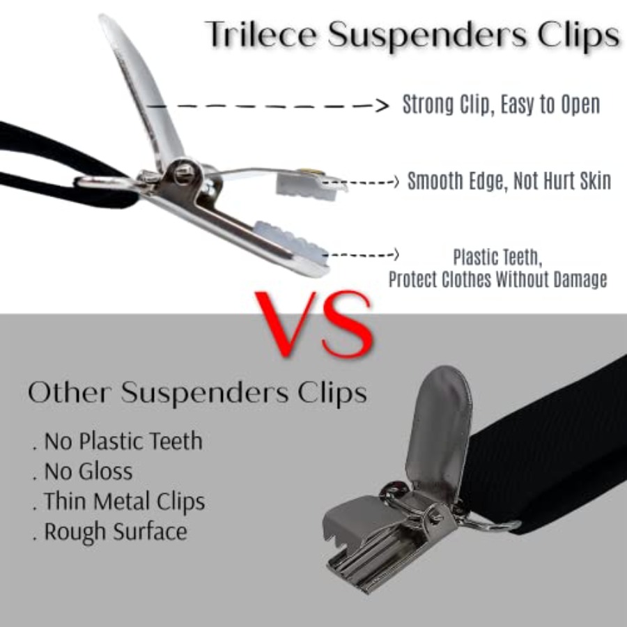 Men’s Suspenders and Bow Tie S - Men'S Formal Wear With Suspenders recensione e prezzo