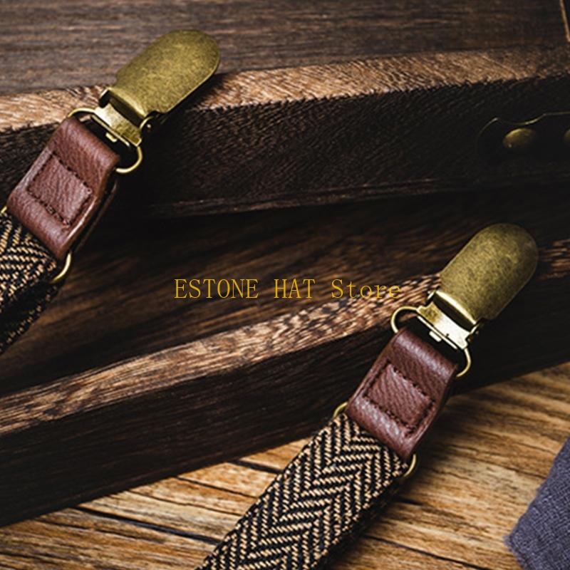 49MF 3 Clip Men Suspenders Ela - Men'S Formal Wear With Suspenders recensione e prezzo