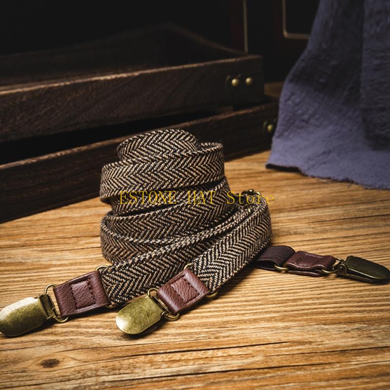 49MF 3 Clip Men Suspenders Ela - Men'S Formal Wear With Suspenders recensione e prezzo