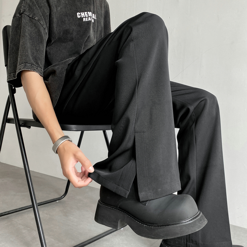 Brown Black Suit Pants Men Fas - Korean Men Formal Wear recensione e prezzo