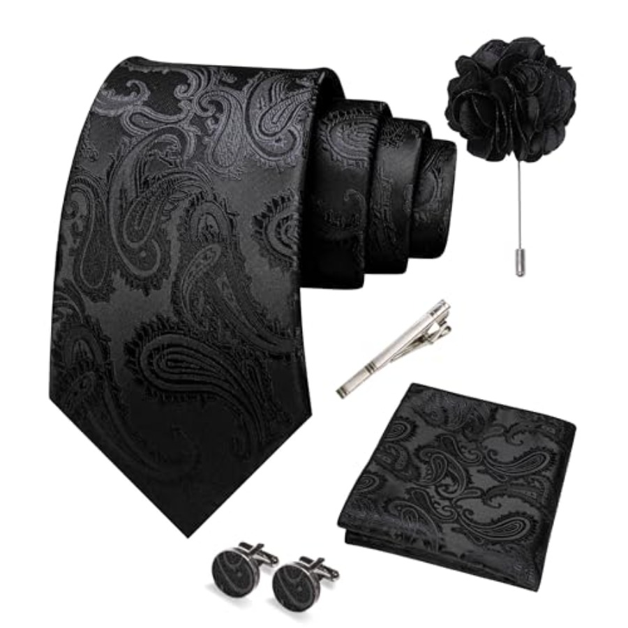 Mens Paisley Tie and Pocket Sq - Pocket Square Set recensione e prezzo