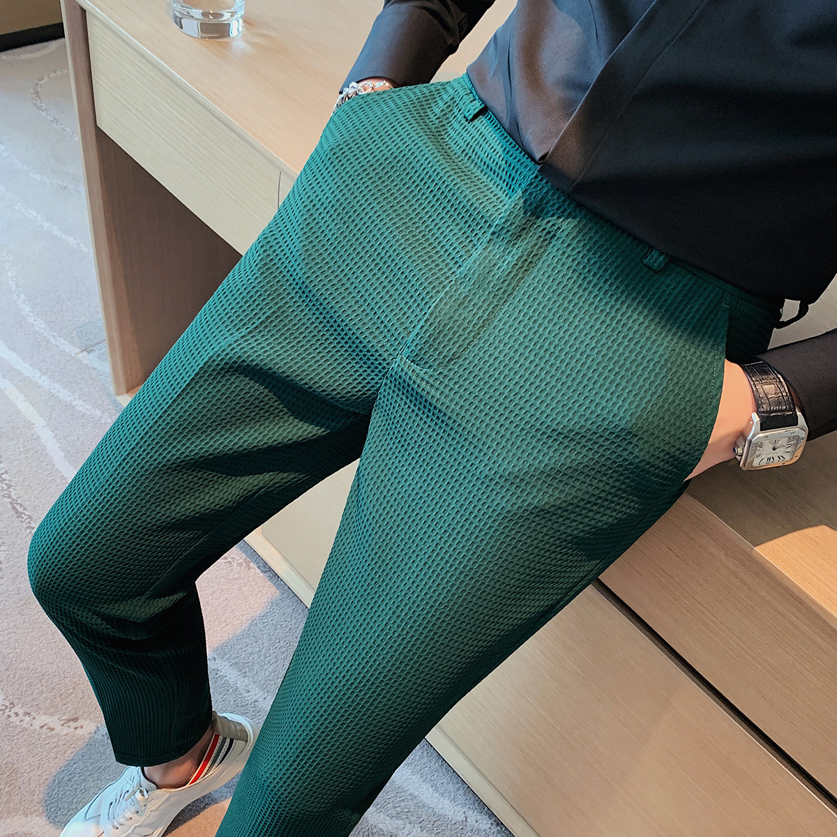 Korean Spring New Pantalones H - Korean Men Formal Wear recensione e prezzo