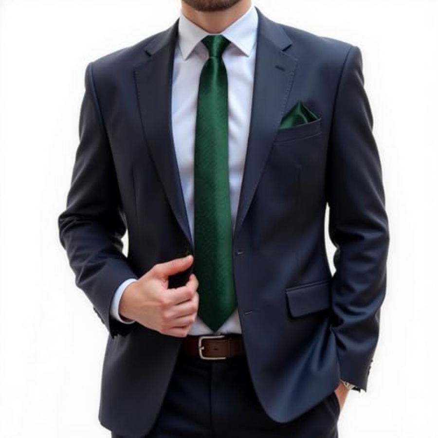 Silk Zipper Ties for Men,Paisl - Pocket Square Set recensione e prezzo