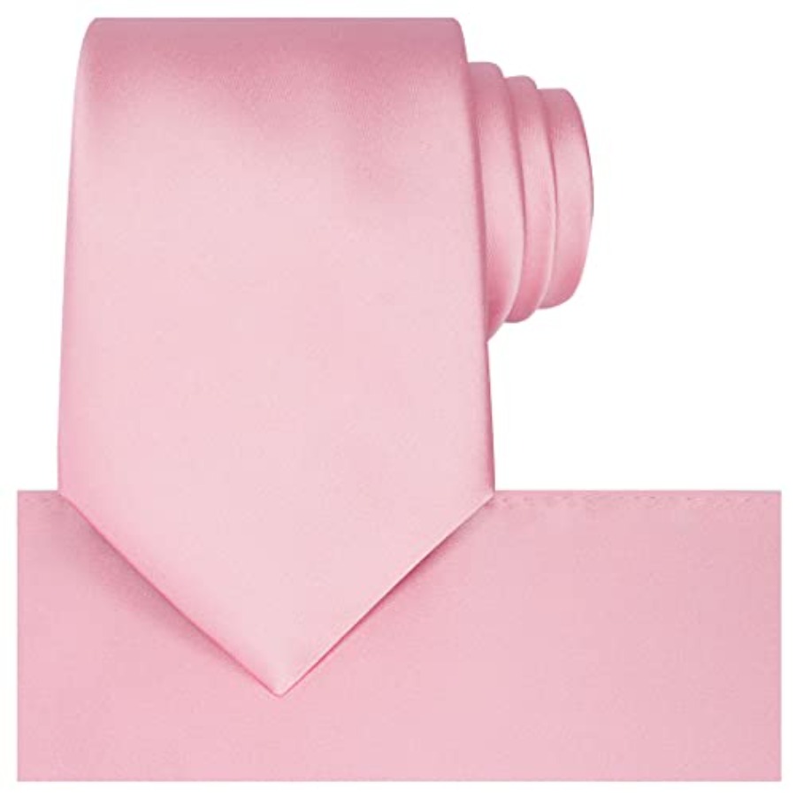 Satin Tie Set Solid Ties Mens  - Pocket Square Set recensione e prezzo