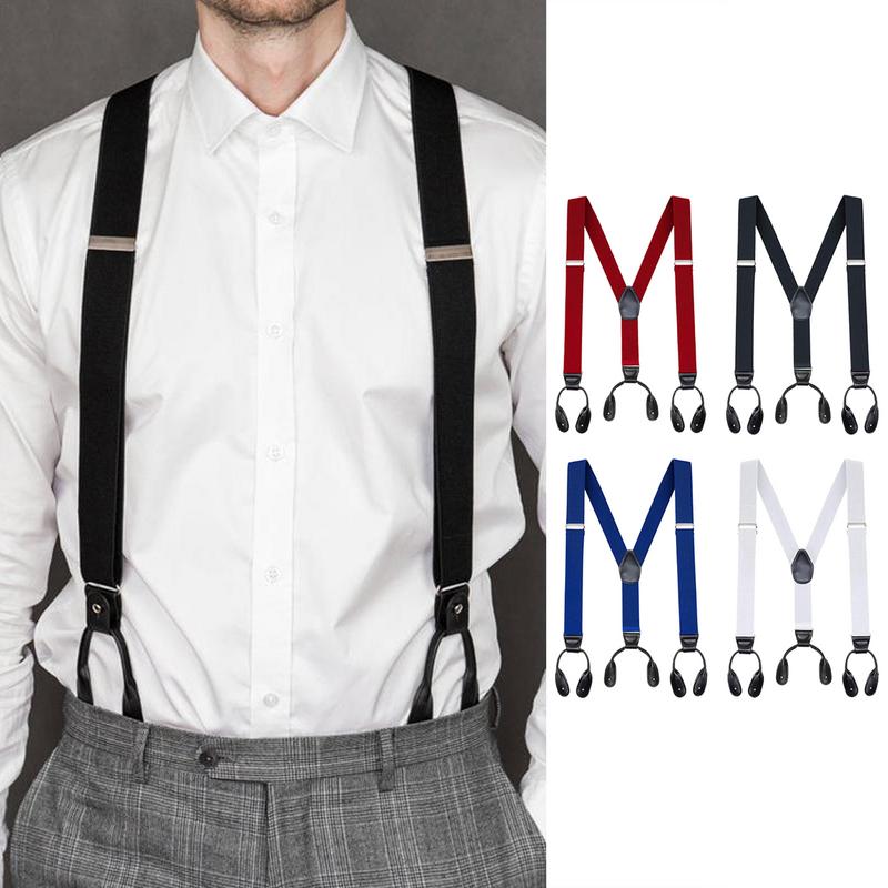 Adult Men Suspender Heavy Duty - Men'S Formal Wear With Suspenders recensione e prezzo