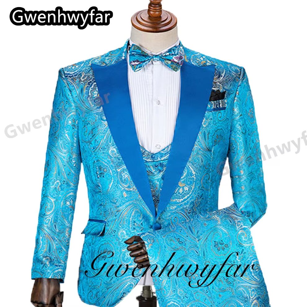 Gwenhwyfar Pattern Men Suits M - Men'S Formal Wear For Marriage recensione e prezzo