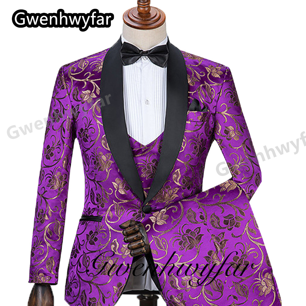 Gwenhwyfar Pattern Men Suits M - Men'S Formal Wear For Marriage recensione e prezzo