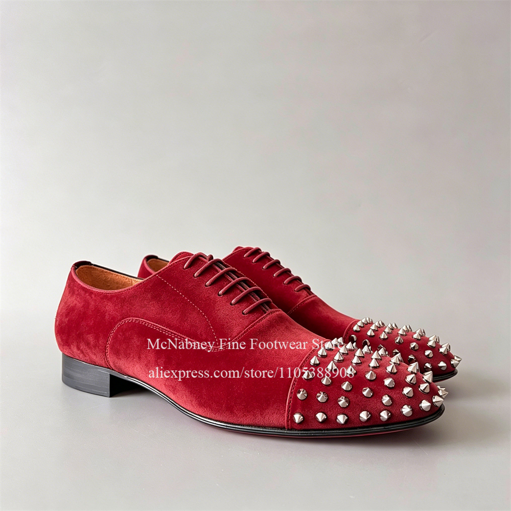 Spike Studs Leather Dress Shoe - Men Formal Party Wear Dress recensione e prezzo