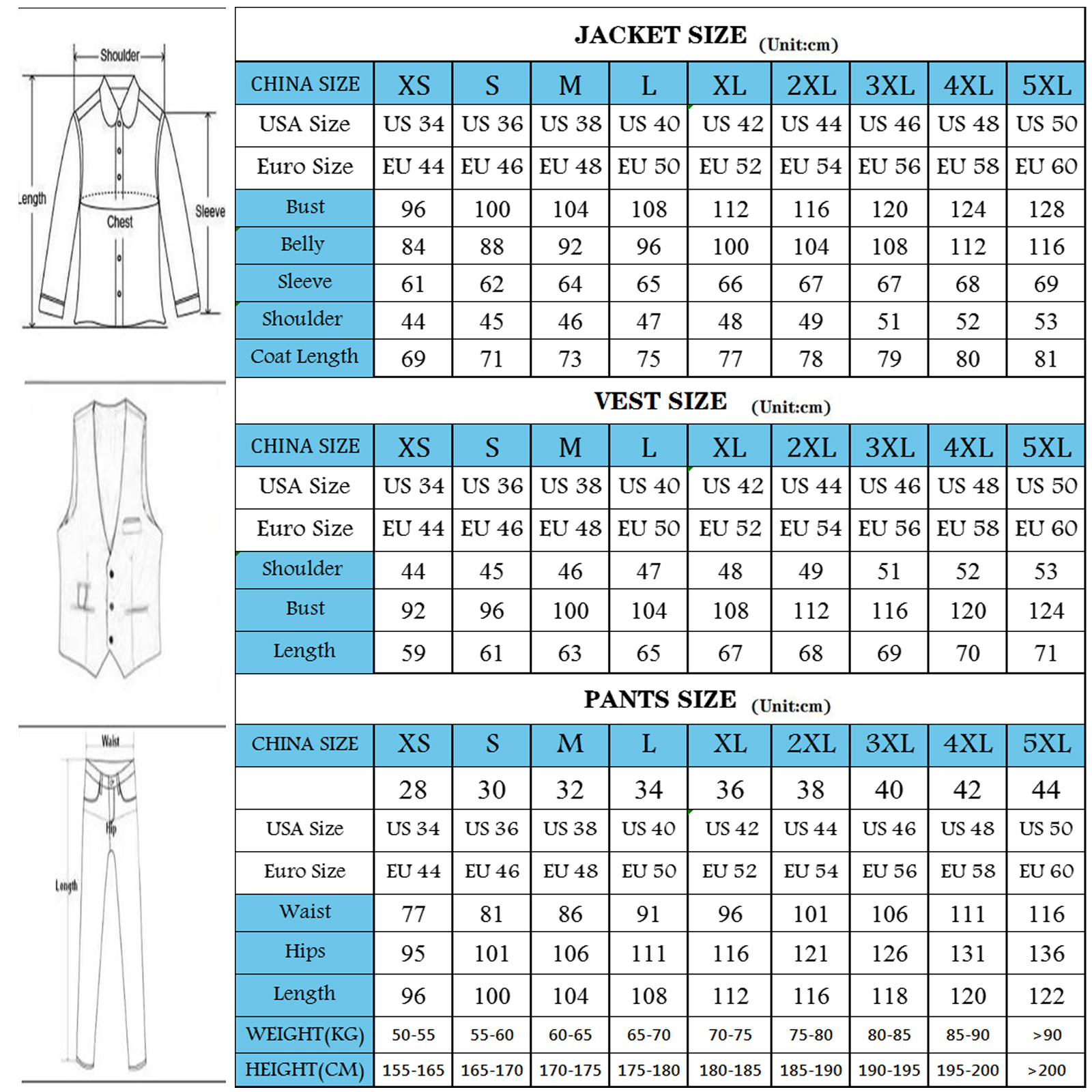 Customized 3 Pieces Suits Men  - Men Formal Party Wear Dress recensione e prezzo