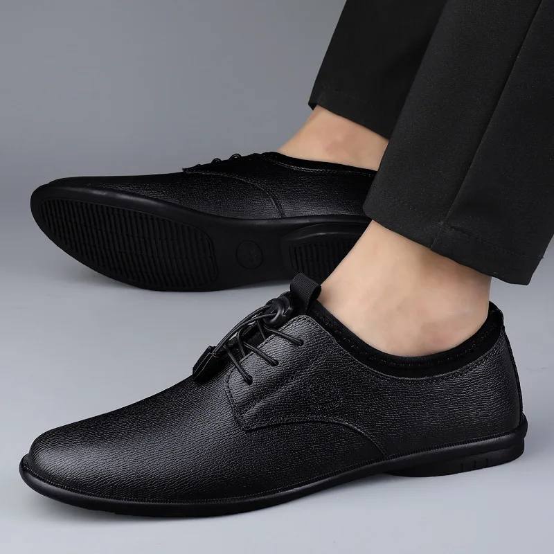 XIHAHA Men's Leather Shoes Bre - Men'S Formal Office Wear Shoes recensione e prezzo