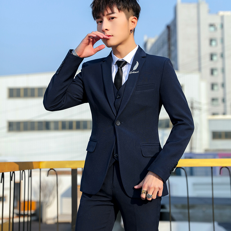 Slim Fit Tee Piece Suit Set fo - Men'S Formal Wear For Marriage recensione e prezzo