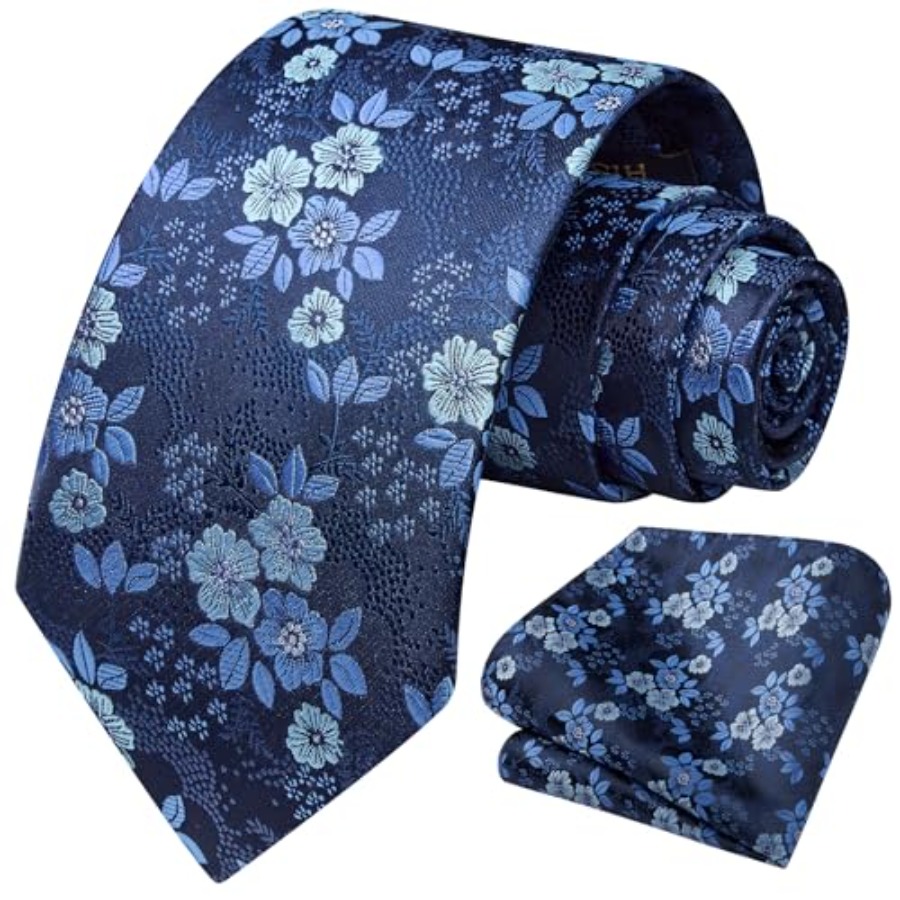 Extra Long Ties for Men Classi - Pocket Square Set recensione e prezzo